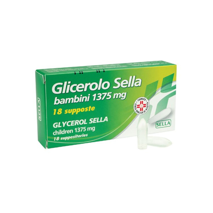 Glicerolo Sella Bambini 1375mg 18 Supposte
