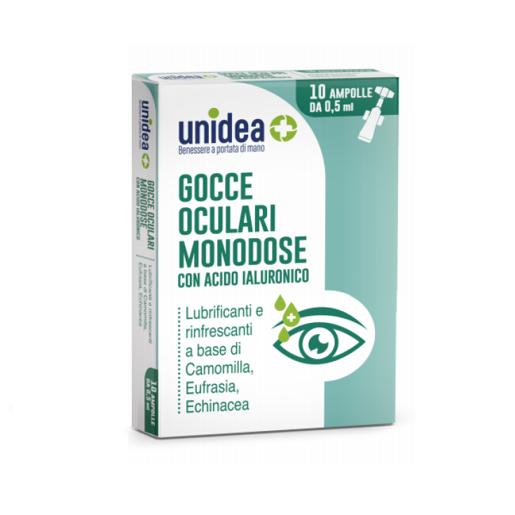 GOCCE OCULARI MONODOSE unidea 10 Ampolle