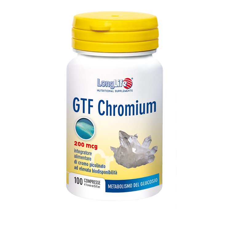 GTF Chromium 200mcg Longlife 100 Compresse Rivestite