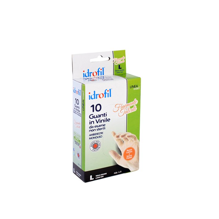Guanti In Vinile Idrofil 10 Pezzi