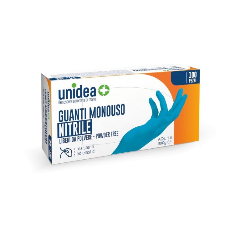 GUANTI NITRILE unidea Misura S 100 Pezzi