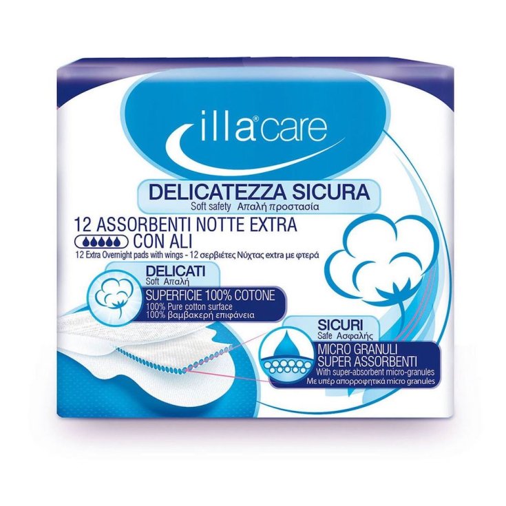 Illa&reg; Care Notte Extra Assorbenti 12 Pezzi