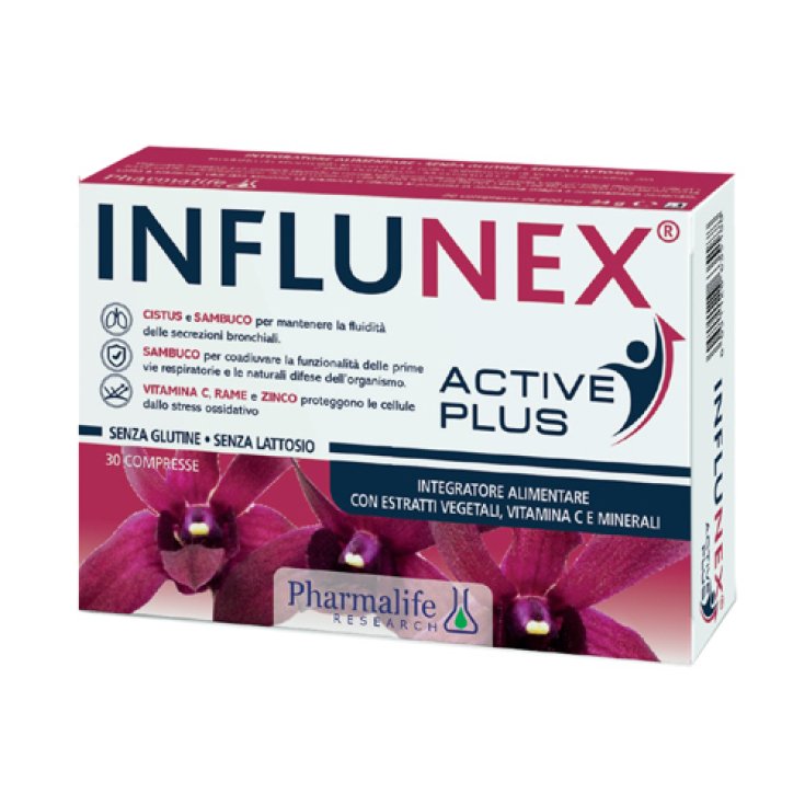 INFLUNEX&reg; ACTIVE PLUS Pharmalife 30 Compresse