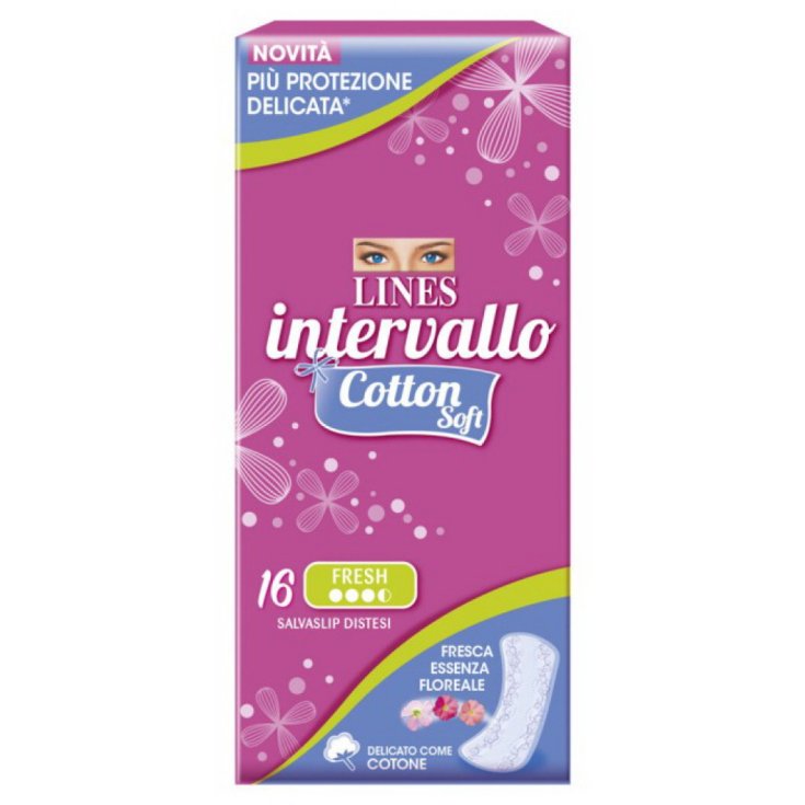 Intervallo Cotton Soft Fresh Lines 16 Pezzi