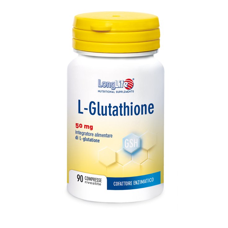L-Glutatione 50mg LongLife 90 Compresse Rivestite