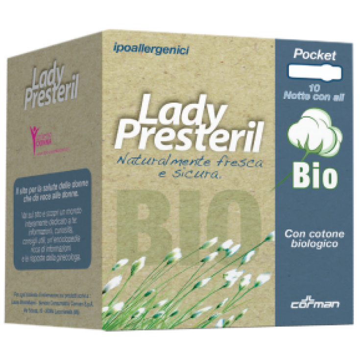 Lady Presteril Bio Notte Corman 10 pezzi