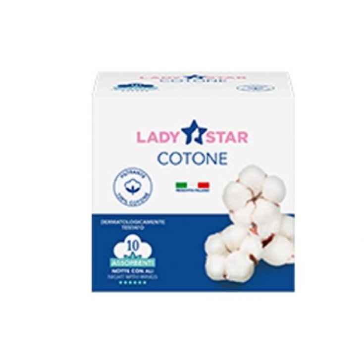 LadyStar Cotone Farvima Care 10 Assorbenti Notte