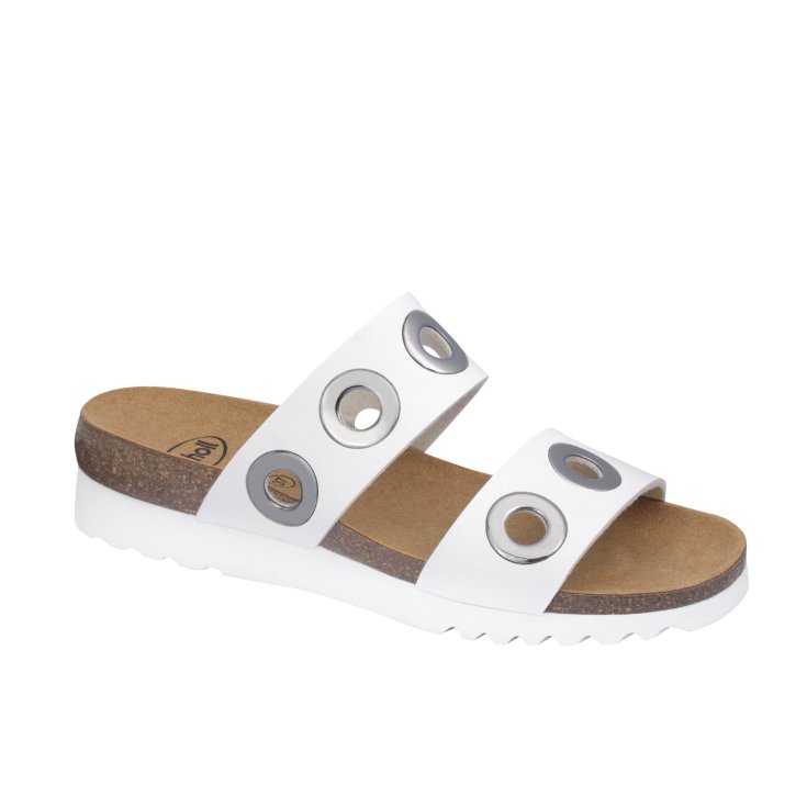 Lara Scholl&reg; Sandalo Donna Bioprint&reg; Bianco Misura 38