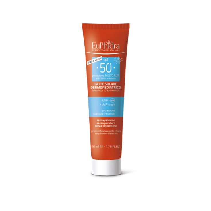 KALEIDO UV SYSTEM Latte Solare Dermopediatrico 50+ EuPhidra 50ml