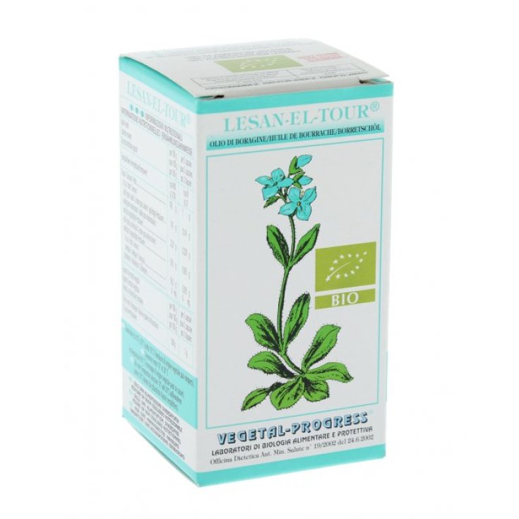 Lesan-El-Tour Olio Di Boragine Vegetal Progress 50 Capsule