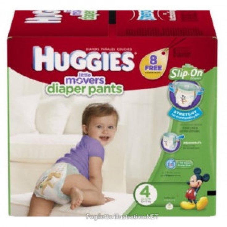 Little Movers Diaper Pants Huggies&reg; Pannolini 15 Pannolini Taglia 4