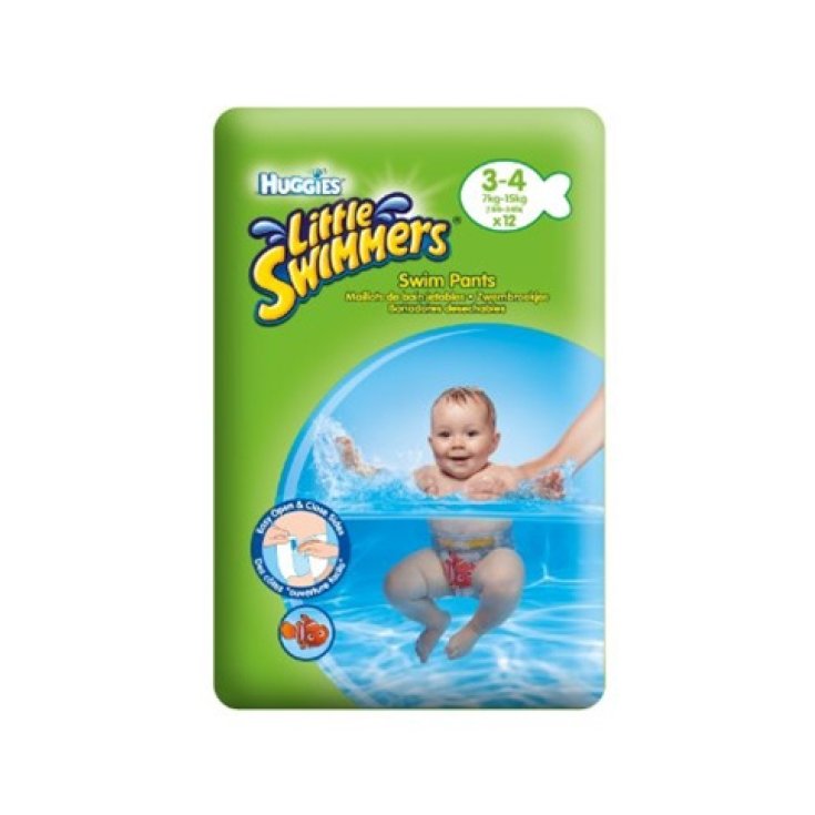 Little Swimmers Huggies&reg; Pannolini Unisex Taglia M 12 Pezzi