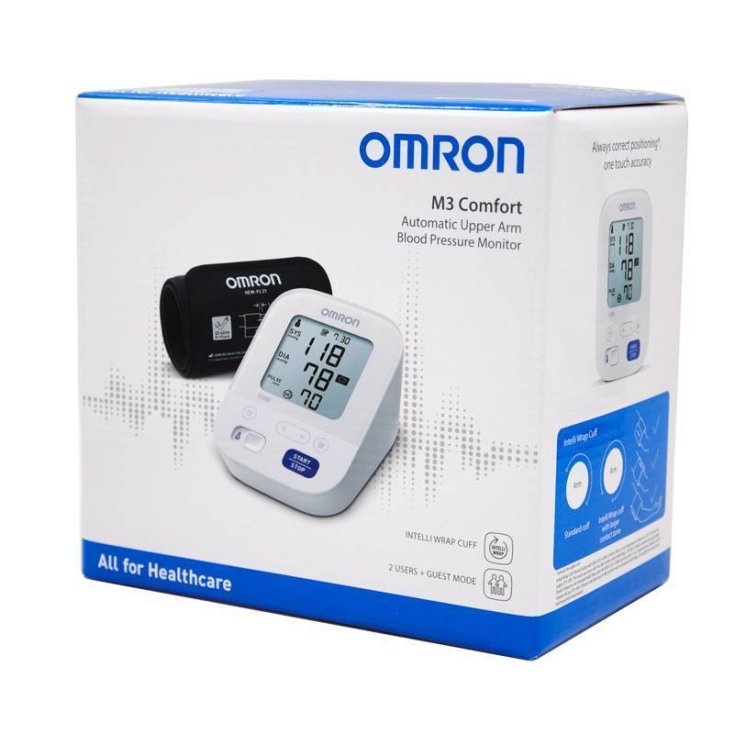 Omron M3 Comfort Misuratore Automatico Della Pressione Da Braccio Omron M3 Comfort Misuratore Automatico Della Pressione Da Braccio