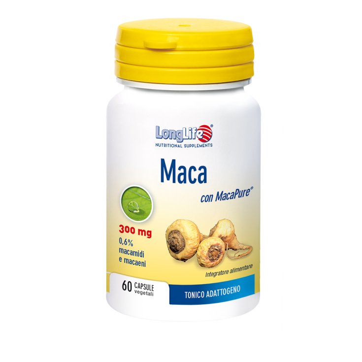 Maca 300mg LongLife 60 Capsule Vegetali