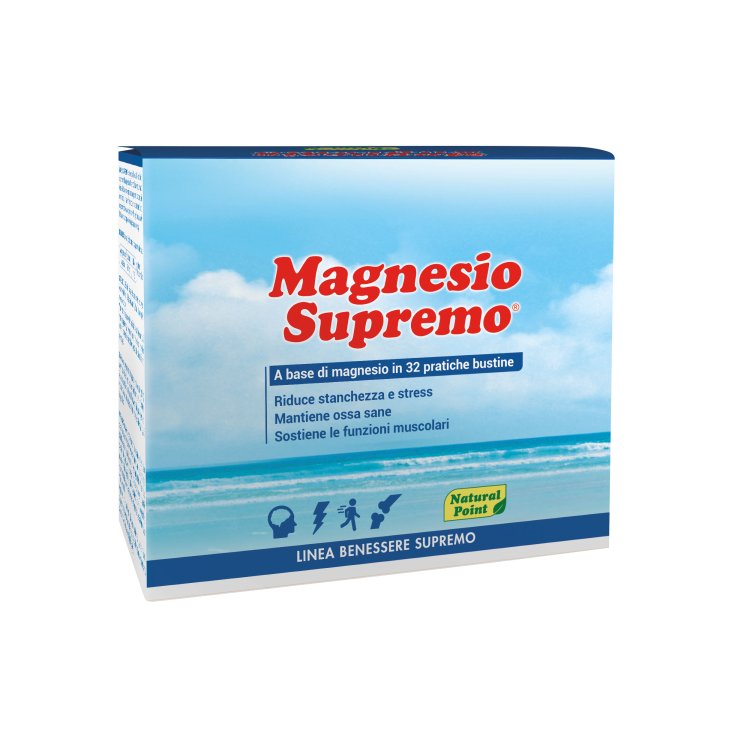 Magnesio Supremo 32 Bustine Natural Point Magnesio Supremo 32 Bustine Natural Point
