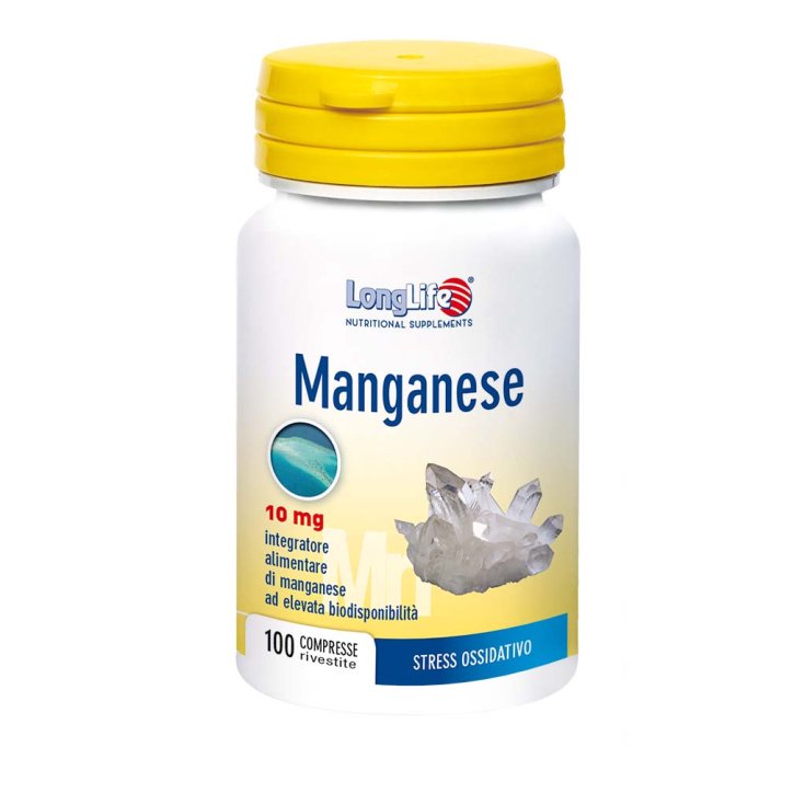 Manganese 10mg LongLife 100 Compresse Rivestite