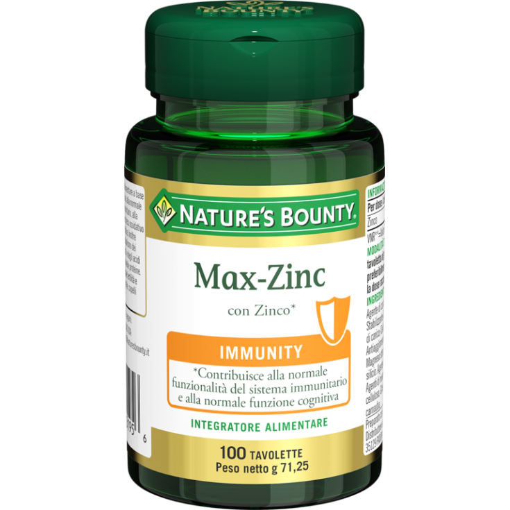 Max-Zinc Nature'S Bounty 100 Tavolette