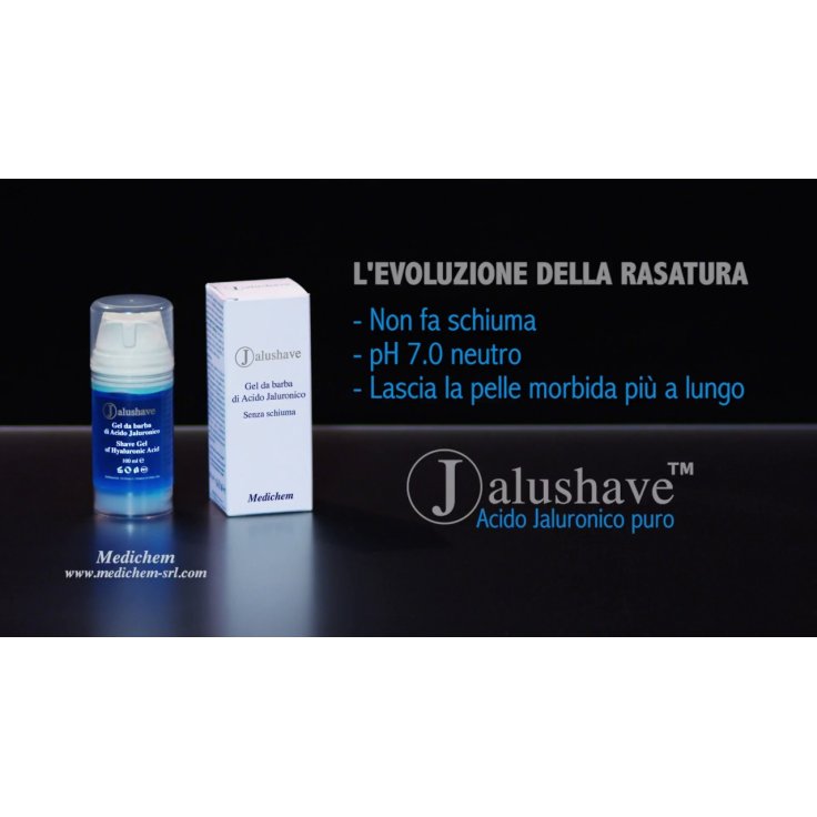Medichem Jalushave Acido Jaluronico Puro 100ml - Gel Da Barba