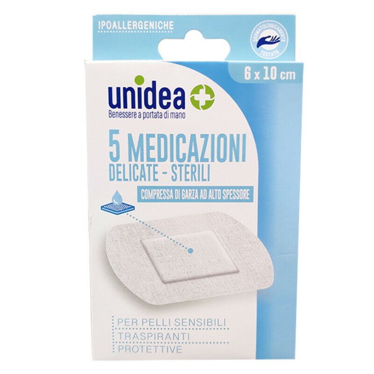 MEDICAZIONI DELICATE STERILI unidea 6x10cm 5 Medicazioni