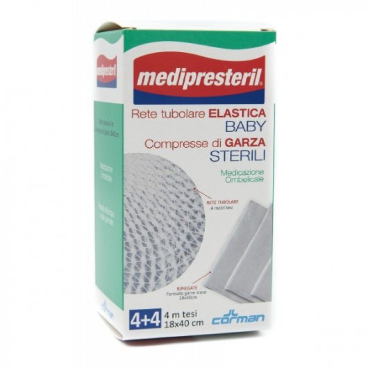 Medipresteril Baby Corman 4+4 Pezzi Medipresteril Baby Corman 4+4 Pezzi