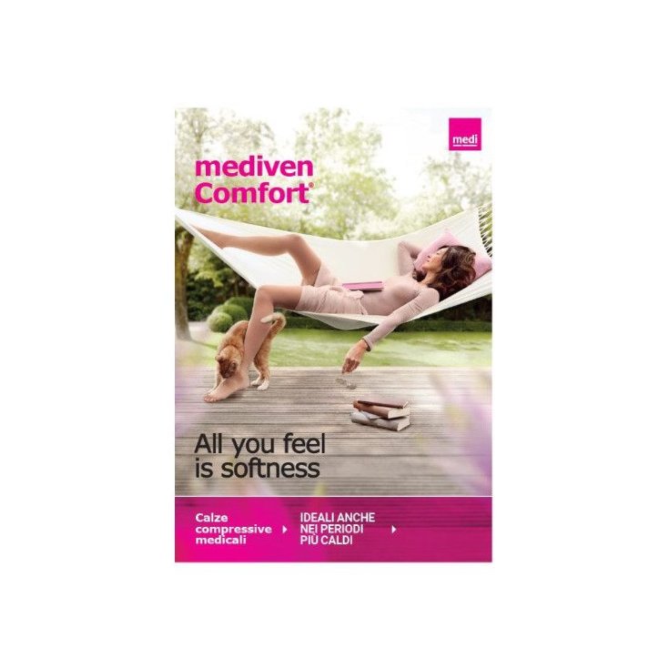 Mediven Comfort CCL1 Gambaletto Punta Aperta Medi Cashmere Taglia 4 Corto