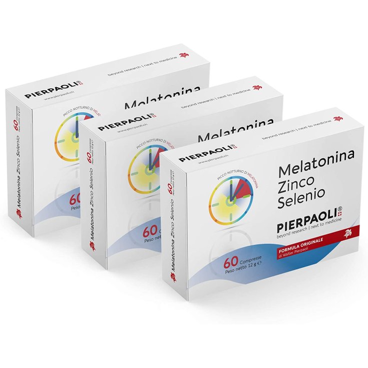 Melatonina Zinco Selenio Pierpaoli&reg; 3x60 Compresse