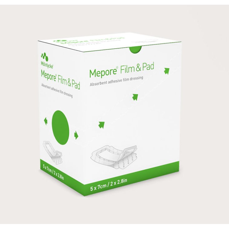 Mepore&reg; Film & Pad Molnlycke&reg; - Medicazione Adesiva 5X7cm