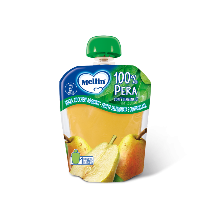 Merenda 100% Pera Mellin 90g