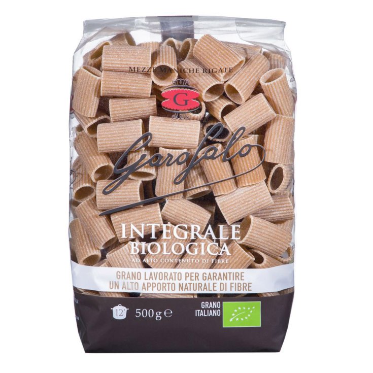 Mezze Maniche Rigate Pasta Integrale Biologica Garofalo 500g