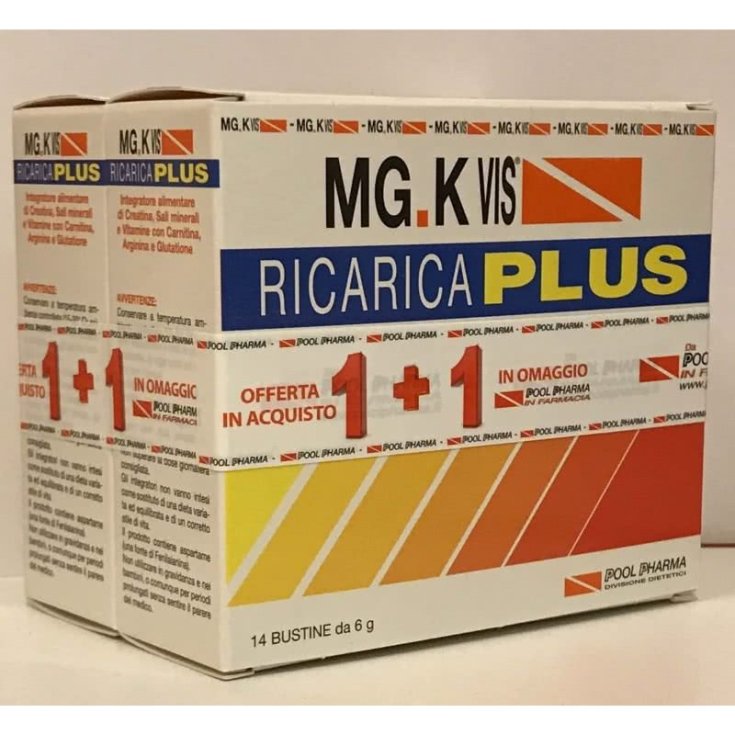 MG.K Vis&reg; Ricarica Plus Pool Pharma 14+14 Bustine