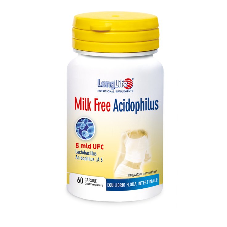 Milk Free Acidophilus 5 Mld UFC LongLife 60 Capsule