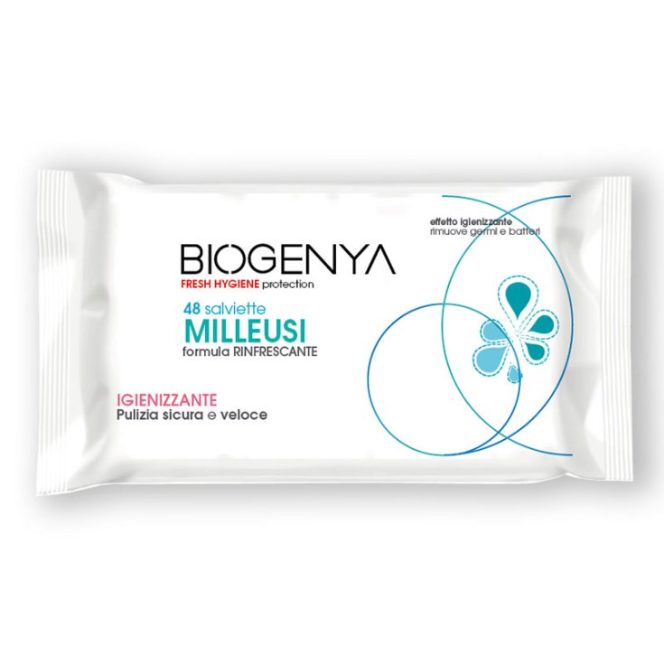 Milleusi Igienizzanti Biogenya 48 Salviette
