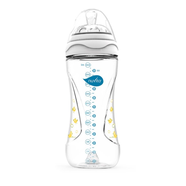 Mimic Collection Biberon Colore Bianco Nuvita 330ml