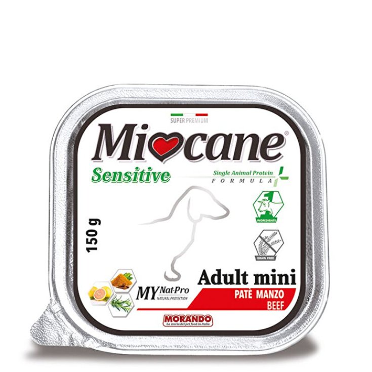 MioCane Sensitive Adult Mini Morando 150g Pat&egrave; di Manzo