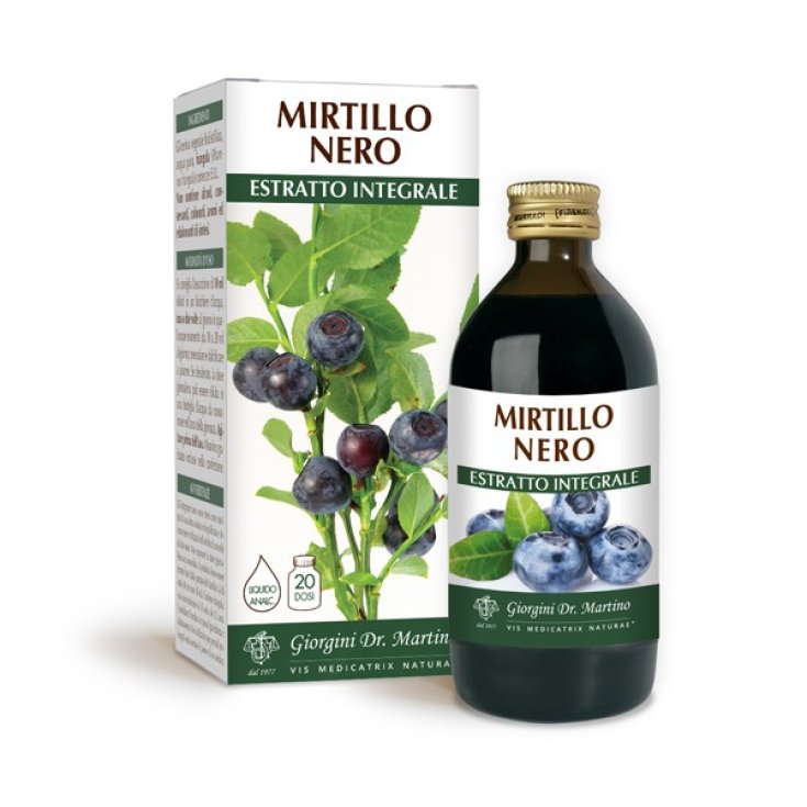 Mirtillo Nero Estratto Integrale Dr. Giorgini 200ml