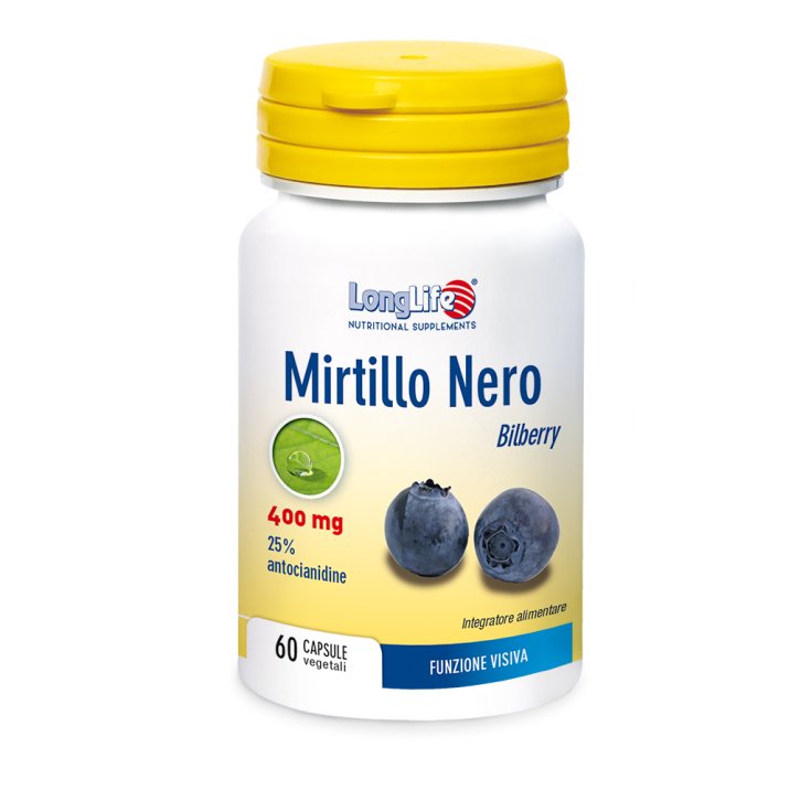 Mirtillo Nero 400mg LongLife 60 Capsule Vegetali