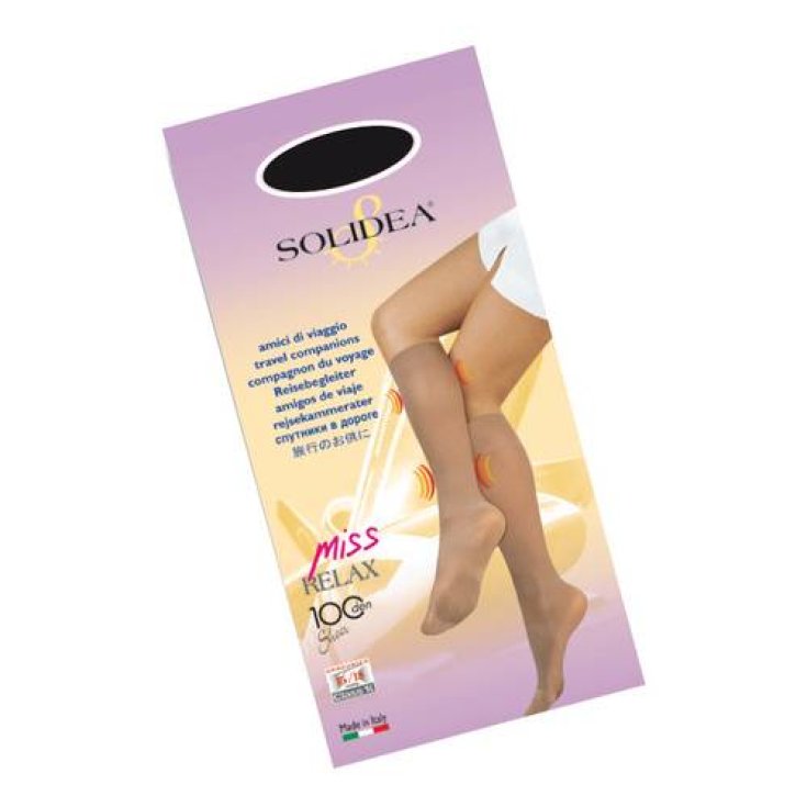 Miss Relax 100 DEN Gambaletto Solidea Avorio Taglia 2