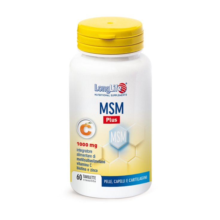MSM Plus 1000mg LongLife 60 Tavolette Rivestite