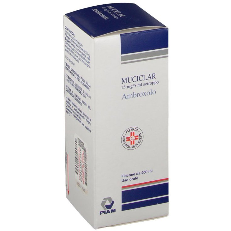 Muciclar 15mg Sciroppo PIAM 200ml