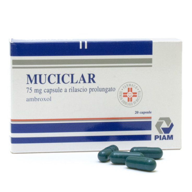 Muciclar 75mg PIAM 20 Capsule