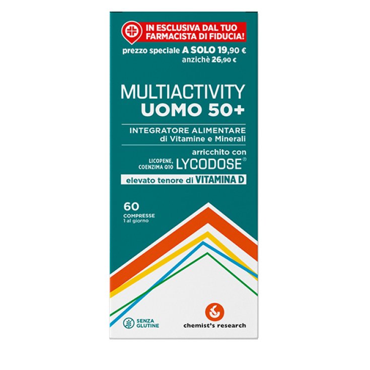 Multiactivity Uomo 50+ Chemist's Research 60 Compresse