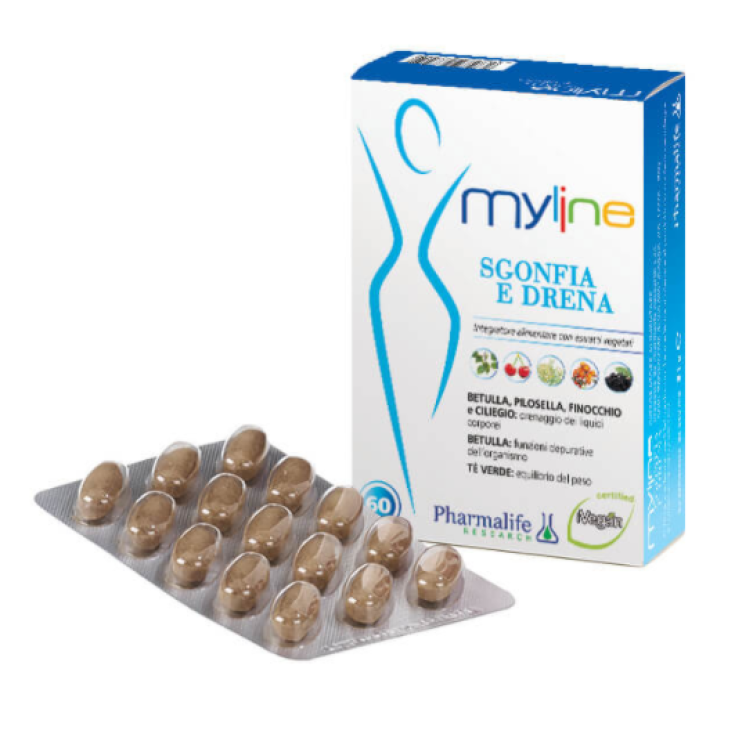 My Line Sgonfia E Drena Pharmalife Research 60 Compresse