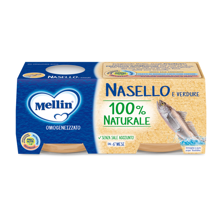 Nasello E Verdure Mellin 2x80g