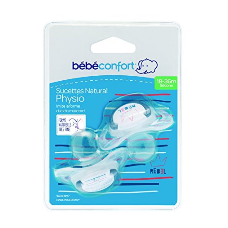 Natural Physio B&eacute;b&eacute; Confort Rebel 18-36 Mesi 2 Succhietti
