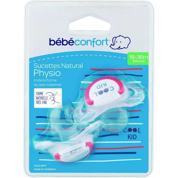 Natural Physio B&eacute;b&eacute; Confort Cool Kid 18-36 Mesi 2 Succhieti