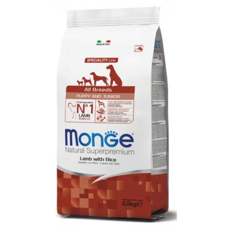 Natural Superpremium All Breeds Puppy & Junior Agnello e Riso - 2,50KG