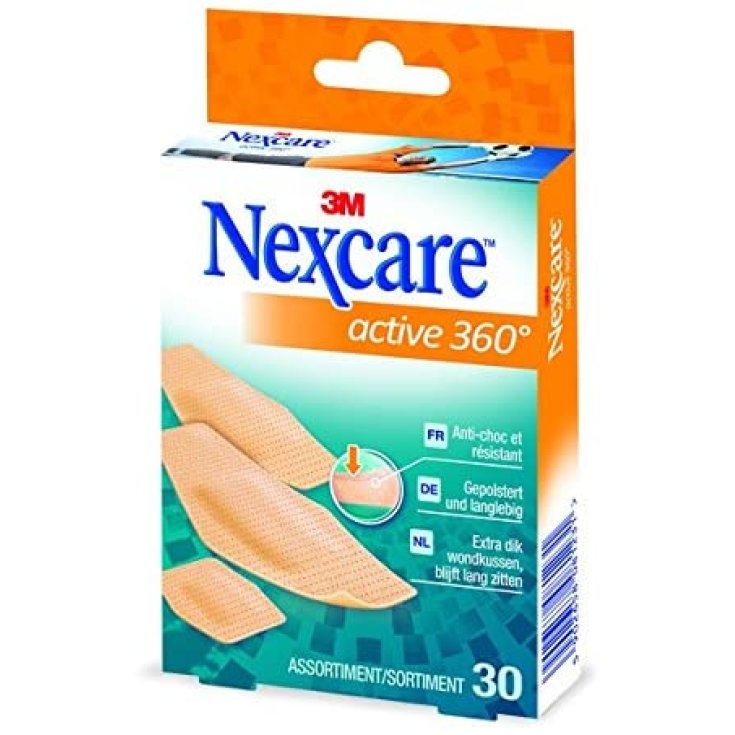 NexCare Active 360&deg; Cerotti Assortiti 3M 30 Pezzi