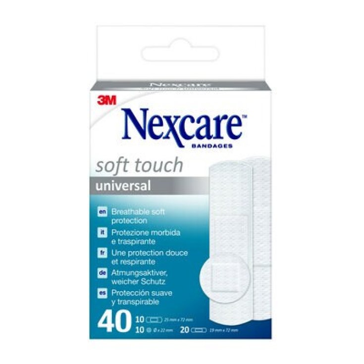 Nexcare&trade; Cerotti Assortiti Universal Soft Touch N0540AS 3 Misure 3M 40 Pezzi