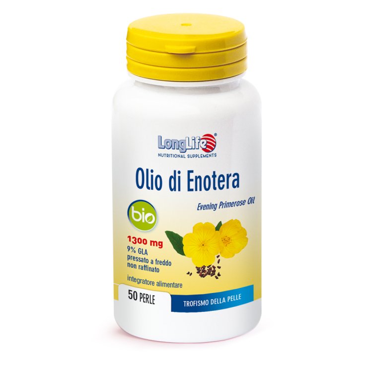 Olio di Enotera Bio 1300mg LongLife 50 Perle