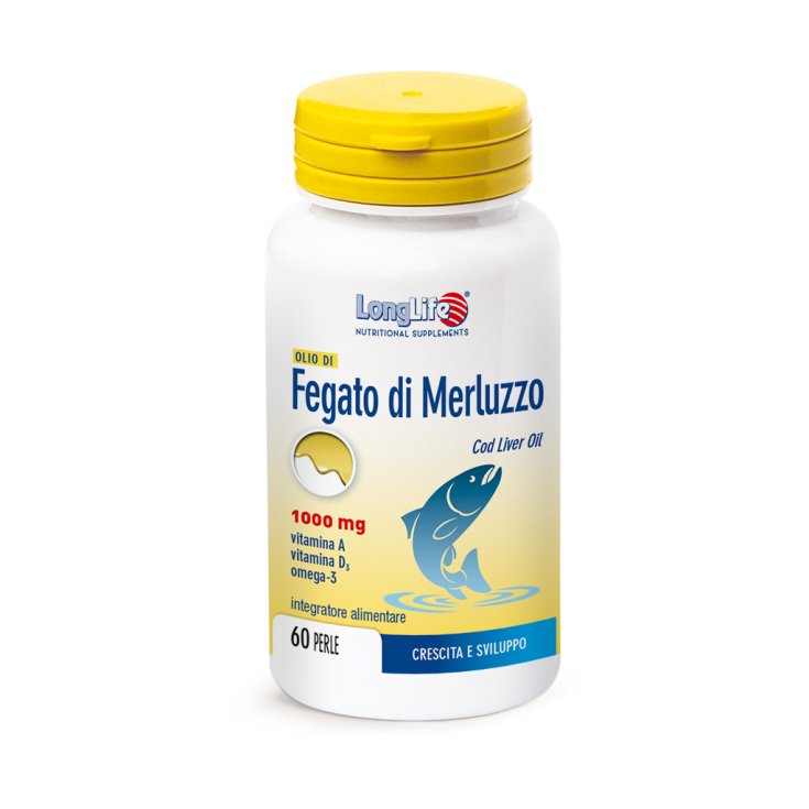 Olio Di Fegato Di Merluzzo 1000mg LongLife 60 Perle